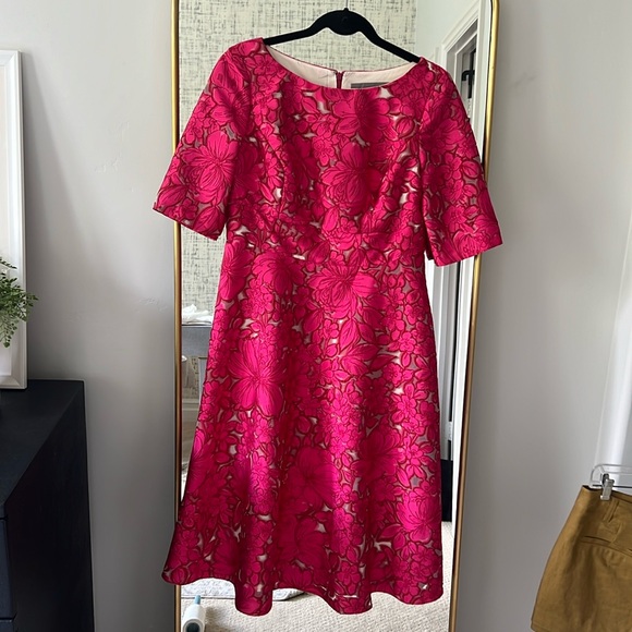lela rose pink lace dress Lela Rose Dresses
